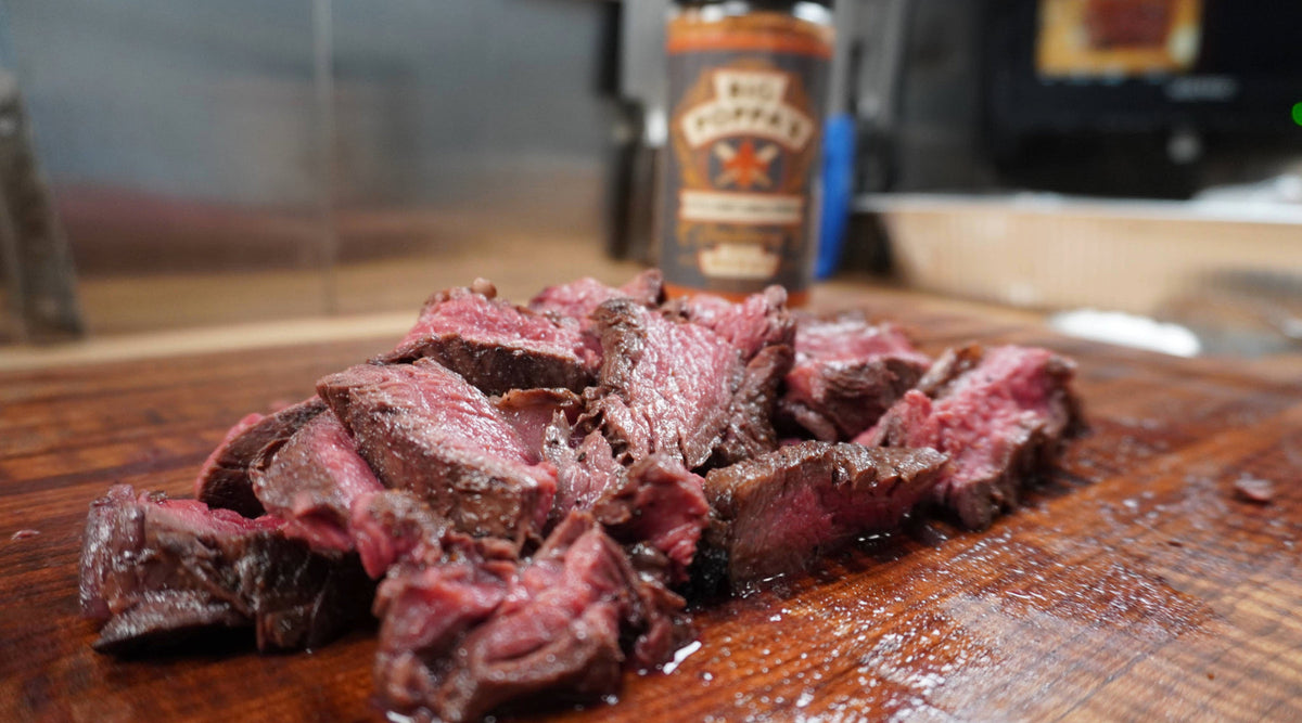 Quick Gas Grilled Hanger Steak