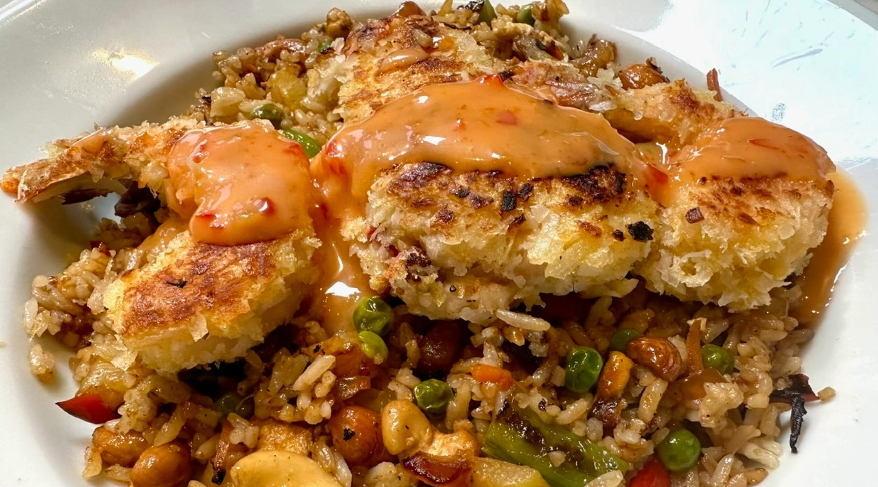 Shrimp and lobster dish