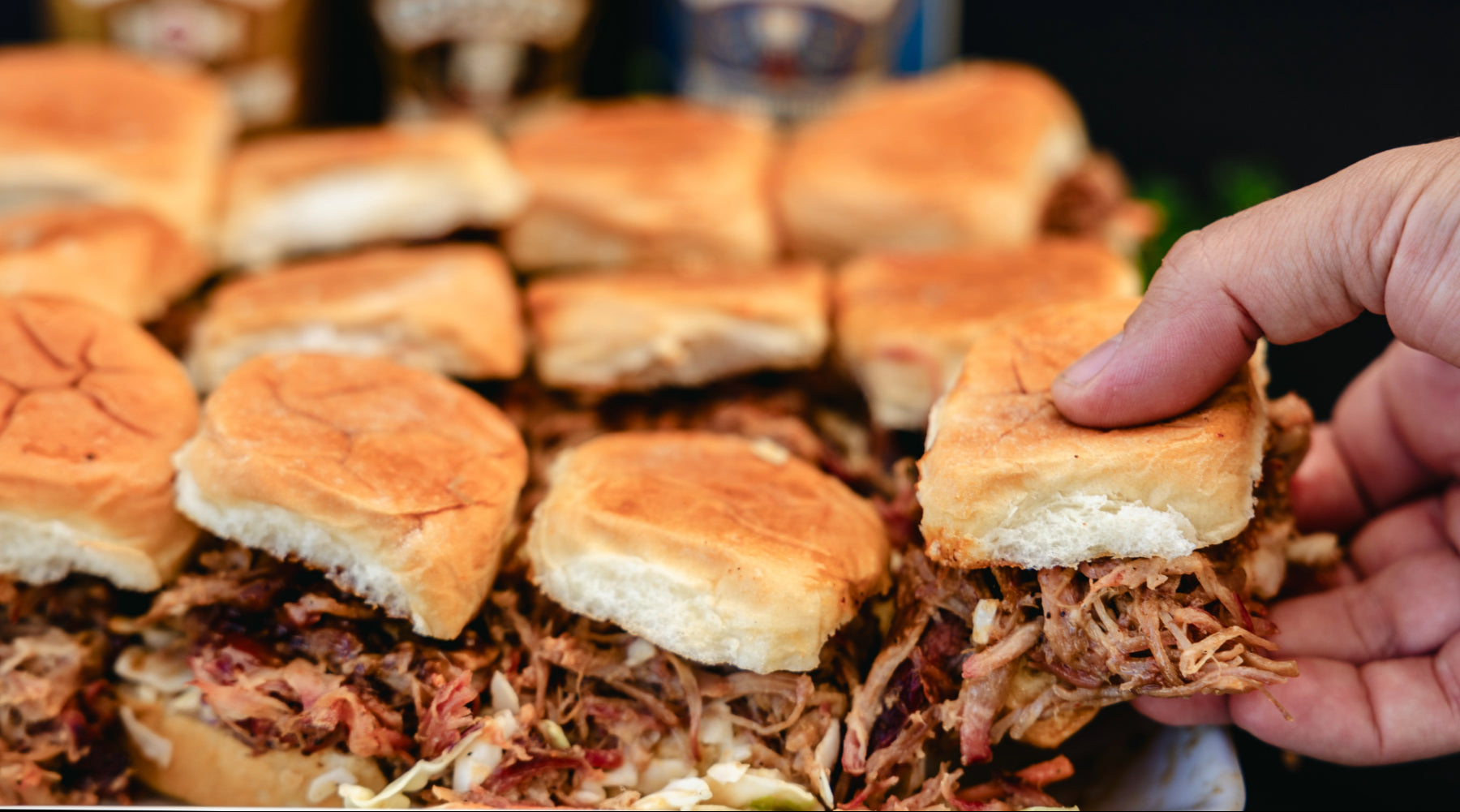 Pulled pork sliders