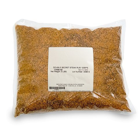 Big Poppa's Double Secret Seasoning 5lb bag with hand-crafted blend of organic ingredients for beef and vegetables