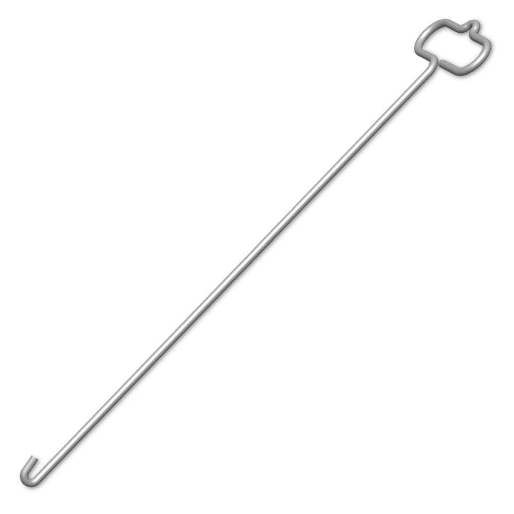 Big Poppa Smokers BPS Charcoal Nest Hook with black metal latch and textured finish for drum smoker support