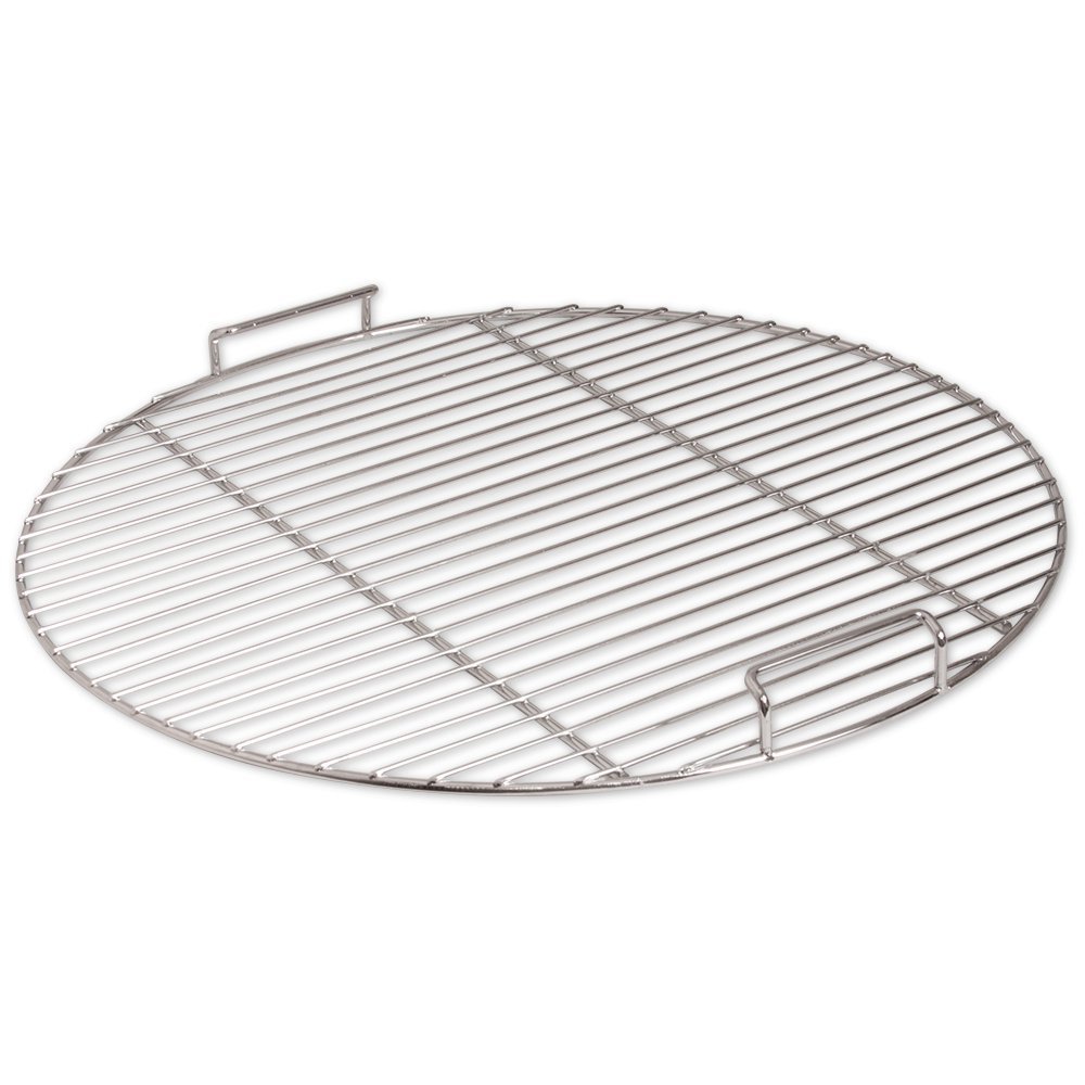 Big Poppa Smokers BPS Drum Smoker Grill Cooking Grate, stainless steel, 16-inch diameter, textured surface for even heat