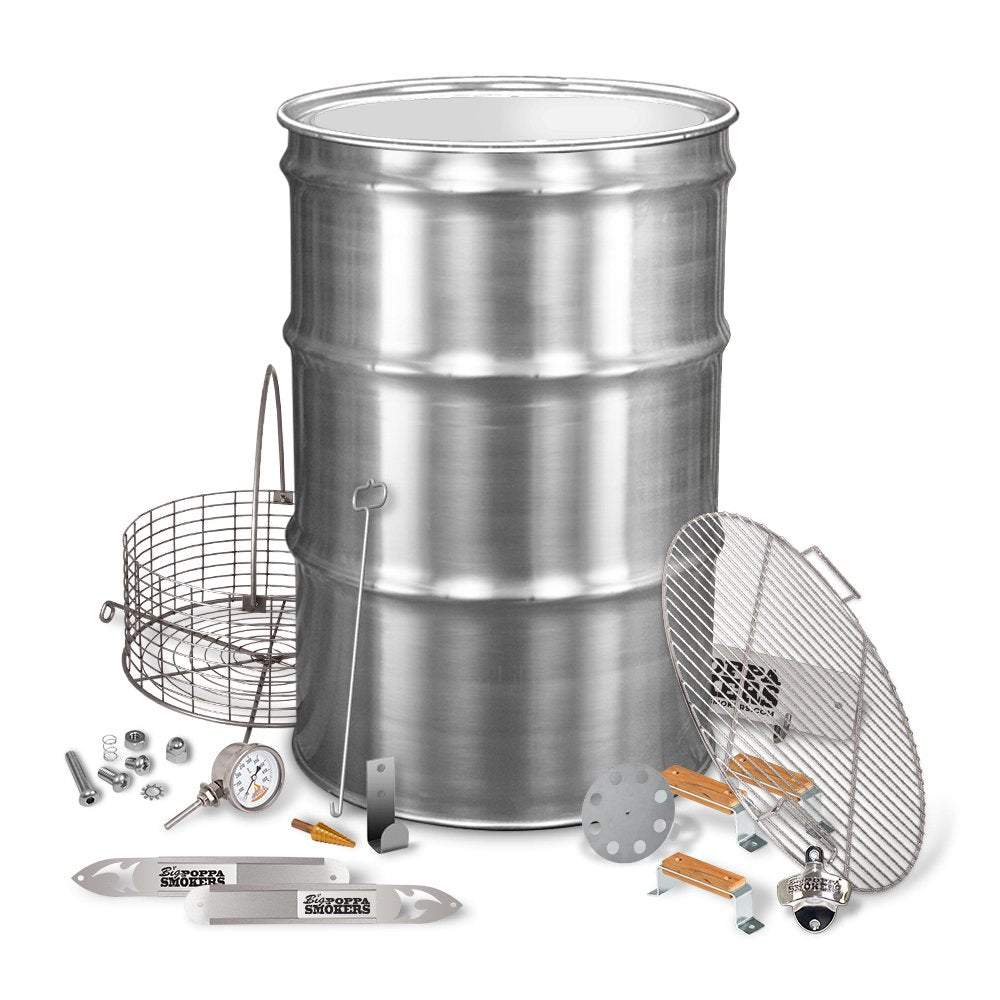 gallon drum custom made bbq grill