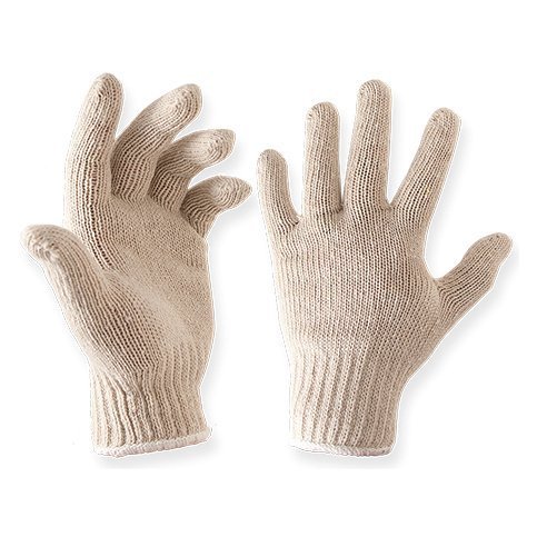 Big Poppa Smokers knit cotton-polyester hot BBQ gloves, 12 pairs, with textured grip fingertips in black and red, stretchy
