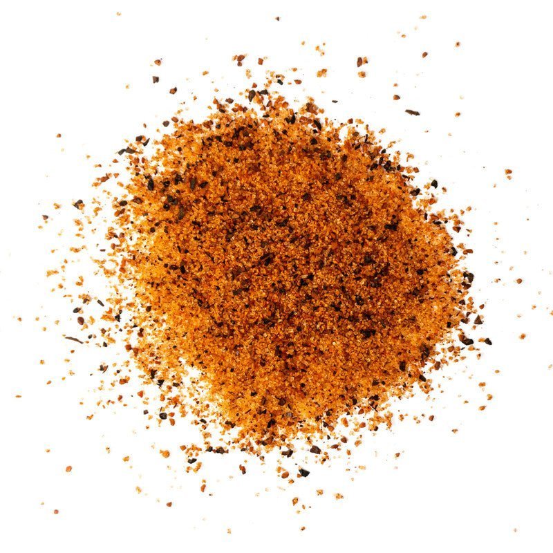 Close-up of the Meat Church Holy Gospel BBQ Rub 12.5oz label highlighting natural ingredients and handcrafted details