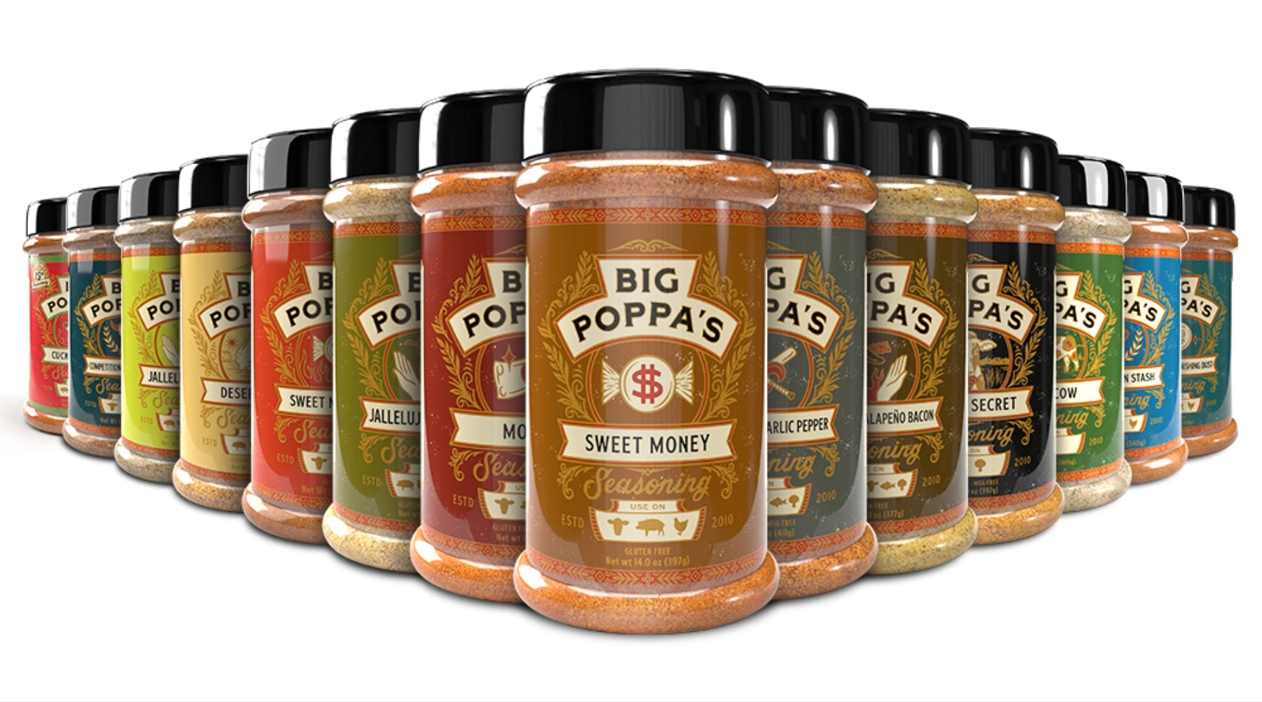 Big Poppa's Seasoning Line Up