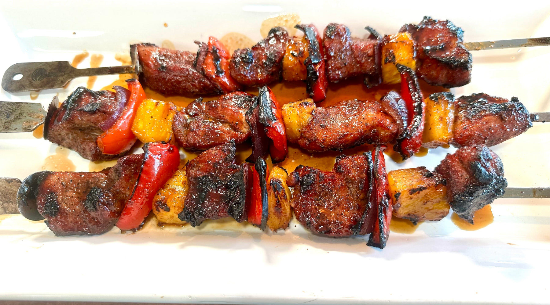 Delicious Pork Steak Kebabs – Smoky, Juicy, and Packed with Flavor