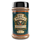 Big Poppa's Competition Brisket & Steak Seasoning 13.4oz jar with hand-crafted spice blend for beef, pork, and poultry