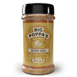 Big Poppa's Desert Gold Seasoning 11.5oz jar with organic, hand-crafted spice blend for pork, poultry, seafood, and