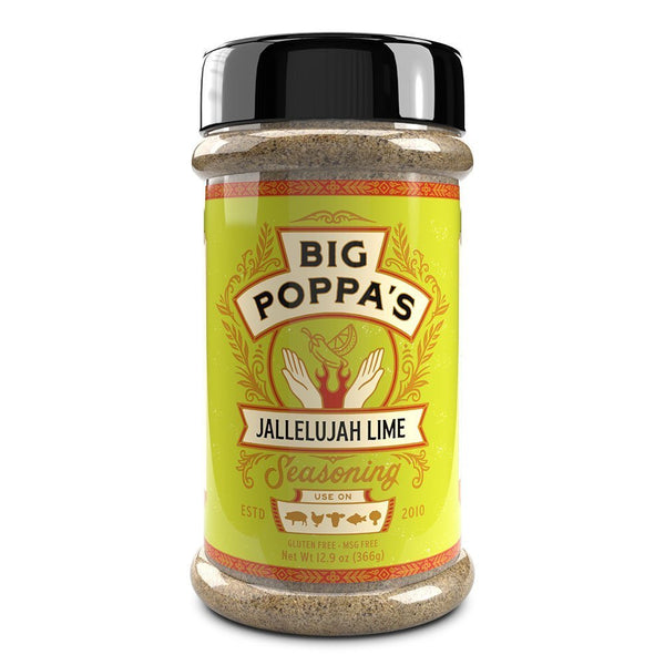 Jallelujah Lime BBQ Seasoning & Rub – Zesty Jalapeño 12.9oz