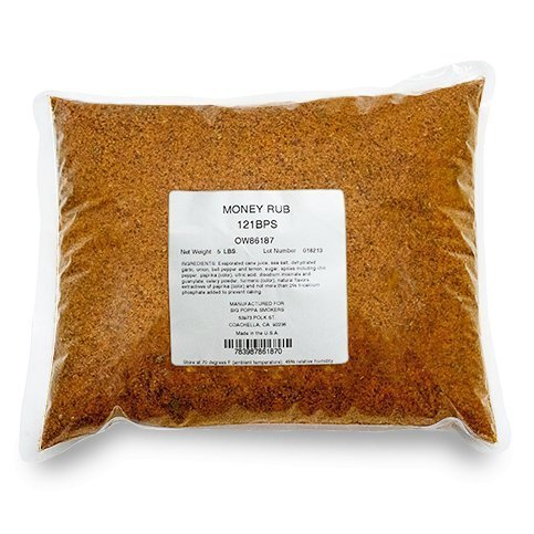 Big Poppa's Money Seasoning 5lb bag, hand-crafted blend of savory spices for beef, pork, and poultry grilling