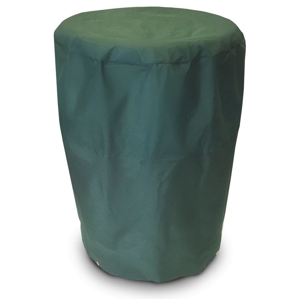 Big Poppa Smokers BPS Drum Smoker Cover for 55-Gallon Drum in black waterproof polyester with snap closures