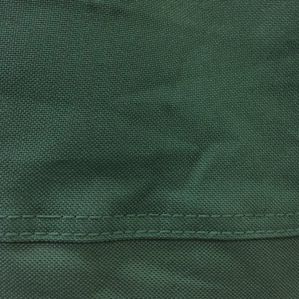 Close-up of the BPS Drum Smoker Cover’s durable black polyester fabric with reinforced seams and adjustable drawstring