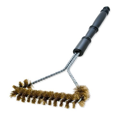 Brushtech BBQ Grill Brush with stainless steel bristles, ergonomic handle, model BT-123, designed for heavy-duty grill