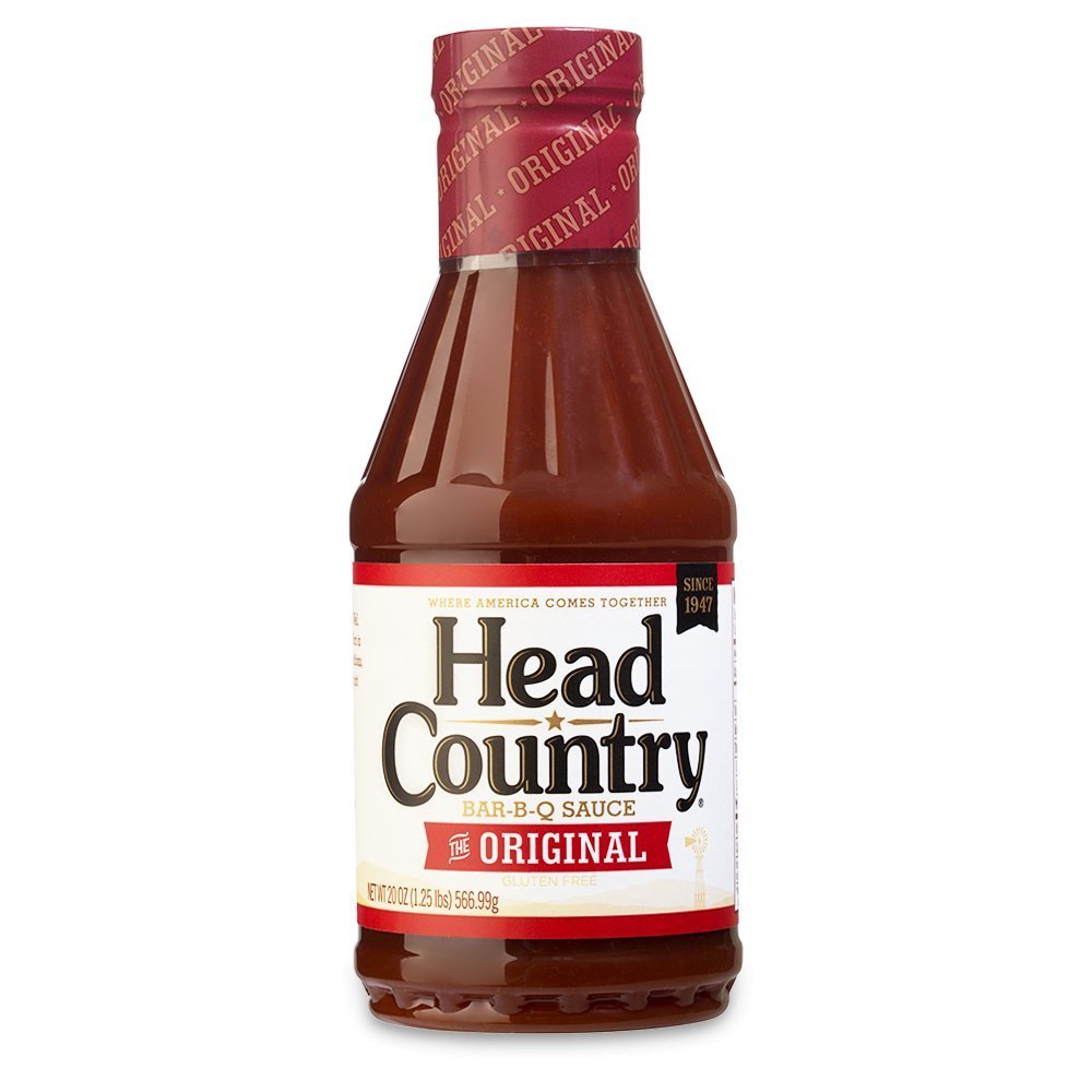 Head Country Original BBQ Sauce 20oz bottle with rich, smoky flavor and bold branding for beef, pork, poultry, and vegetables