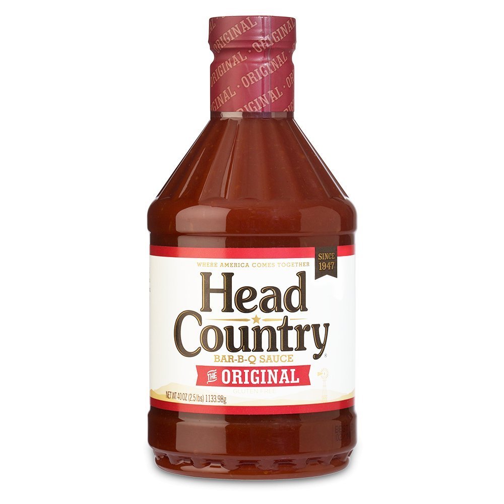 Head Country Original BBQ Sauce 40oz bottle with rich, tangy sauce made from farm-raised ingredients for grilling