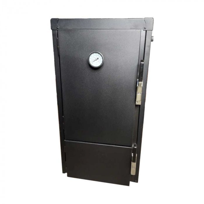 Humphrey's BBQ Smokers The Pint GEN23 compact black steel smoker with adjustable vents and chrome handles