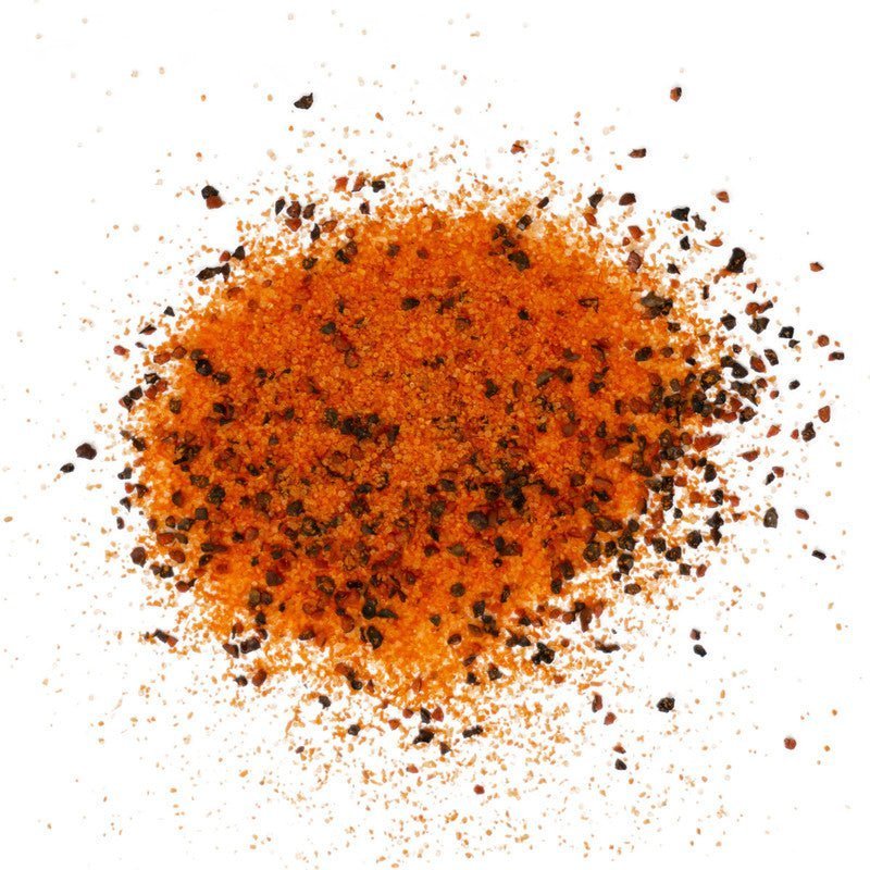 Close-up of the Meat Church Dia de la Fajita Seasoning 14oz label highlighting hand-crafted ingredients and vibrant design