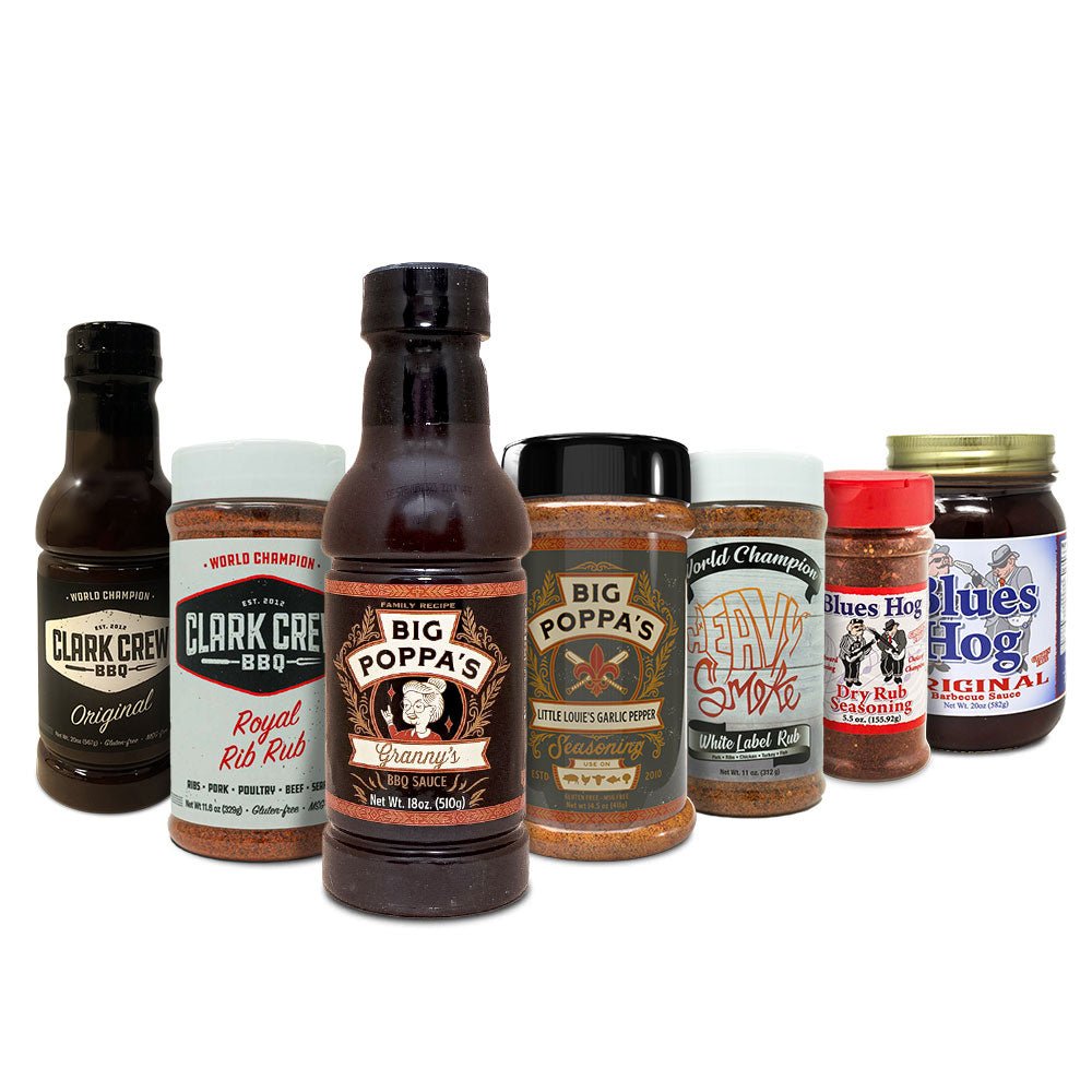 Mix & Match BBQ Rubs and Sauces Bundle by Fast Bundle featuring hand-crafted, organic ingredients for beef, pork, poultry