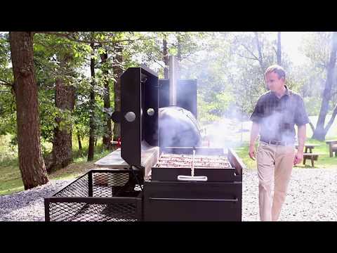 Meadow Creek BBQ42 BBQ Pit Grill | Charcoal Chicken Cooker
