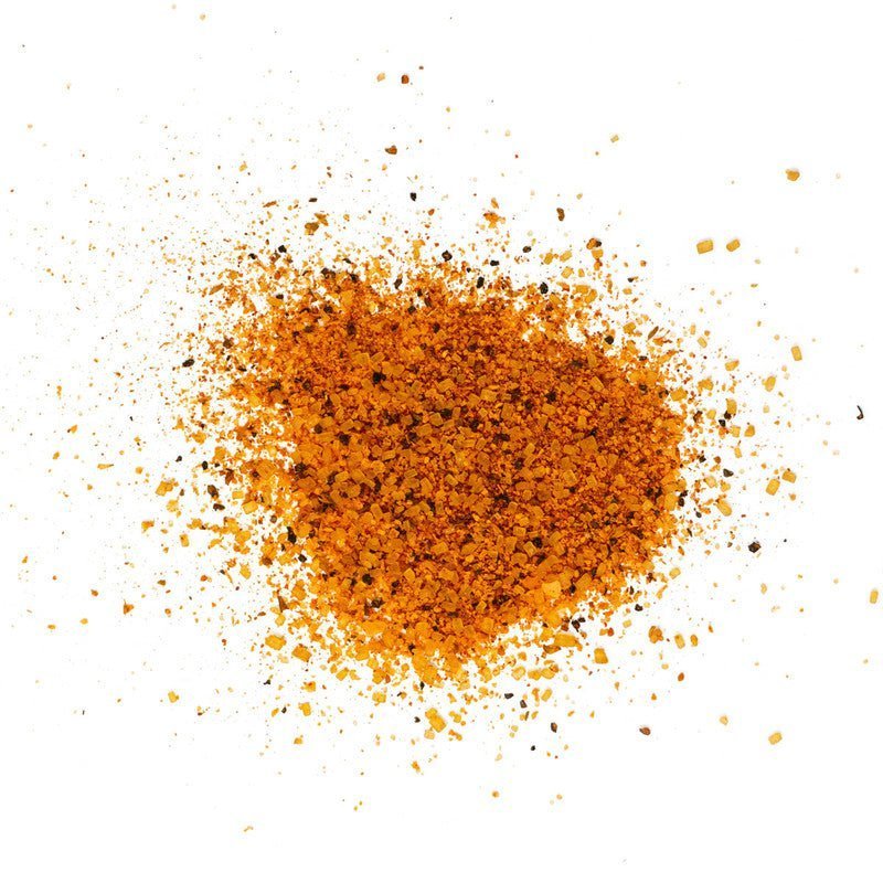 Close-up of Tuffy Stone Sweet BBQ Rub jar top revealing textured spice blend and detailed label design on the lid